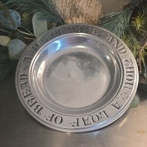 Wilton Armetale Silver Bread Plate